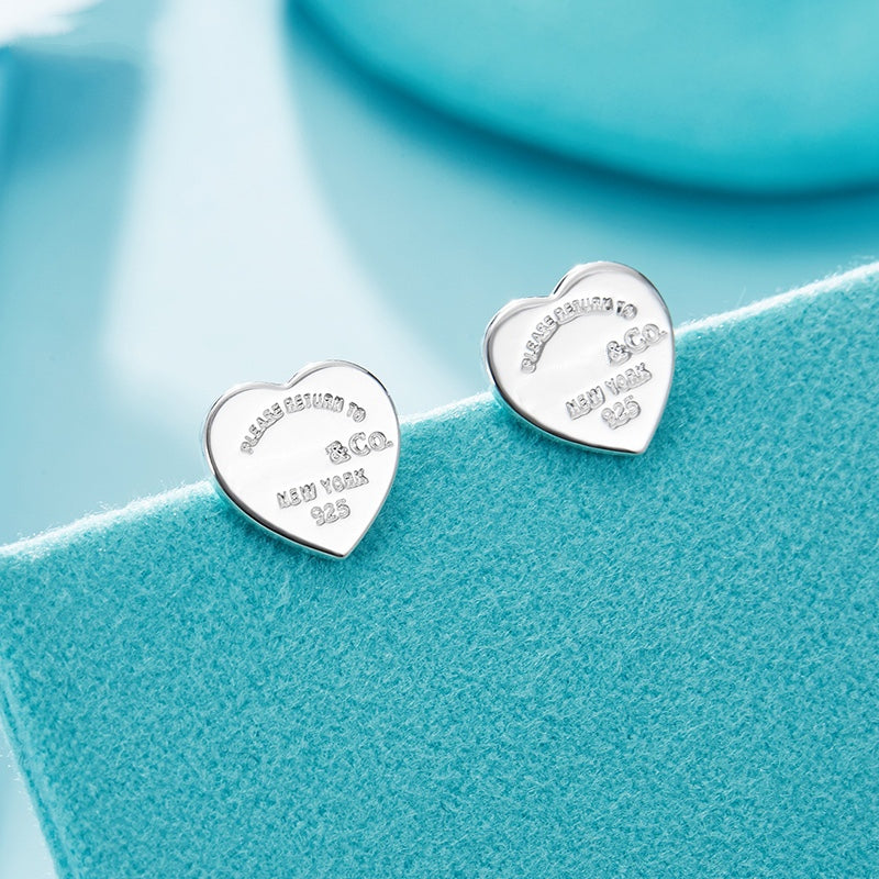 [Haelin Jewelry]RETURN TO TIF LOVE SILVER EARRINGS