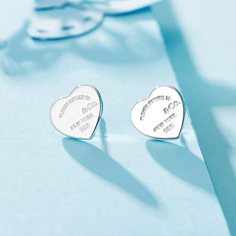 [Haelin Jewelry]RETURN TO TIF LOVE SILVER EARRINGS
