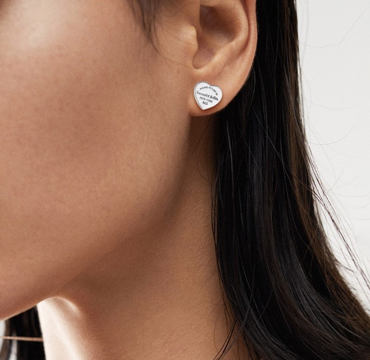 [Haelin Jewelry]RETURN TO TIF LOVE SILVER EARRINGS