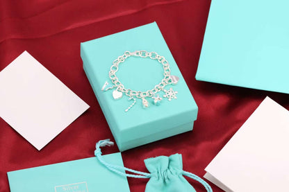 [Haelin Jewelry]CHRISTMAS SILVER BRACELET