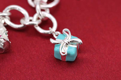 [Haelin Jewelry]CHRISTMAS SILVER BRACELET