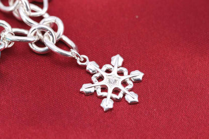 [Haelin Jewelry]CHRISTMAS SILVER BRACELET