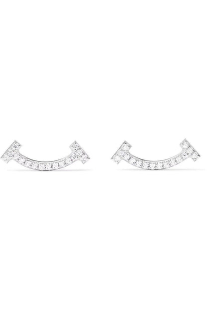 [Haelin Jewelry]SMILE DIAMOND EARRINGS