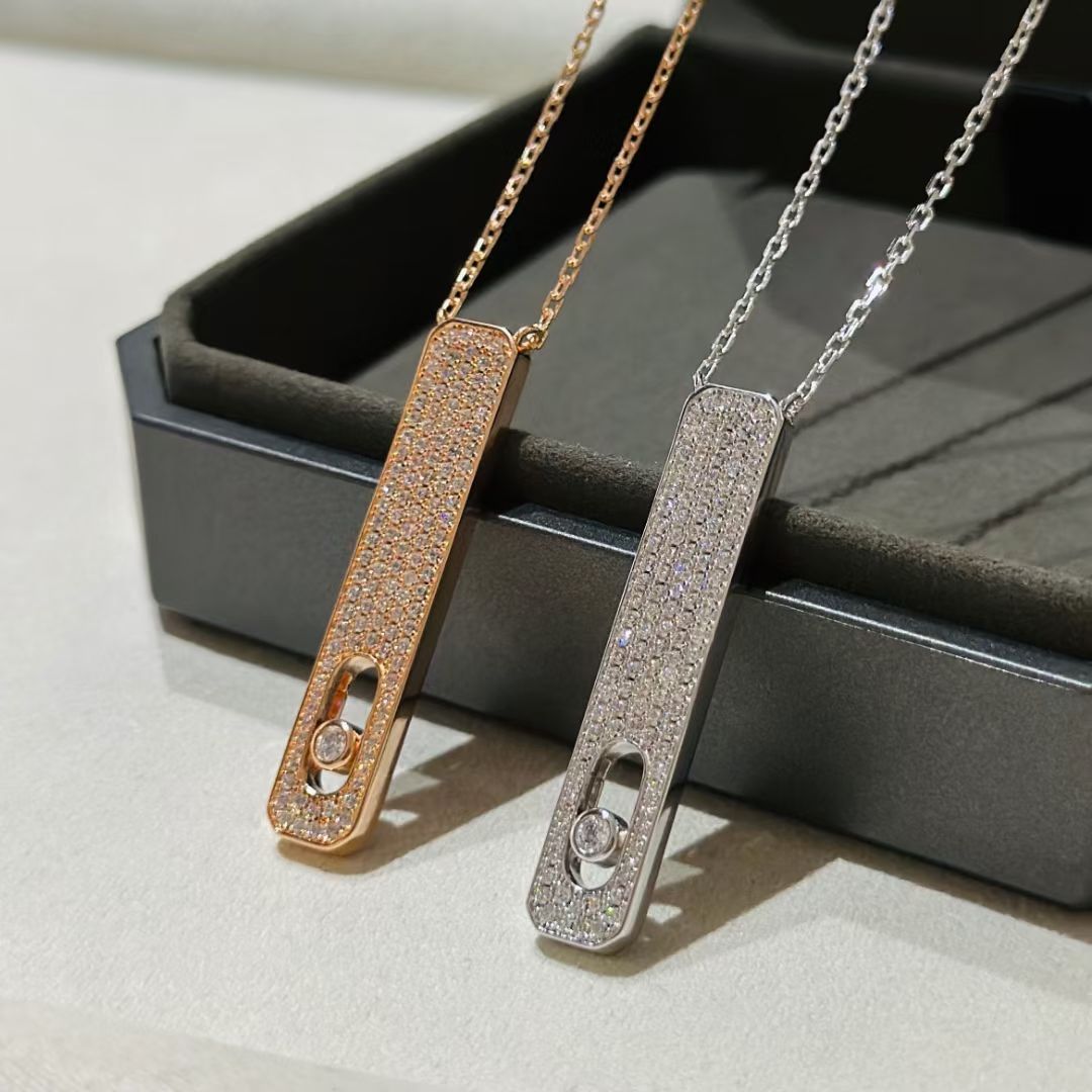 [⭐Haelin Jewelry]MY FIRST DIAMOND PAVED NECKLACE
