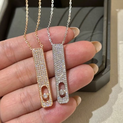 [⭐Haelin Jewelry]MY FIRST DIAMOND PAVED NECKLACE