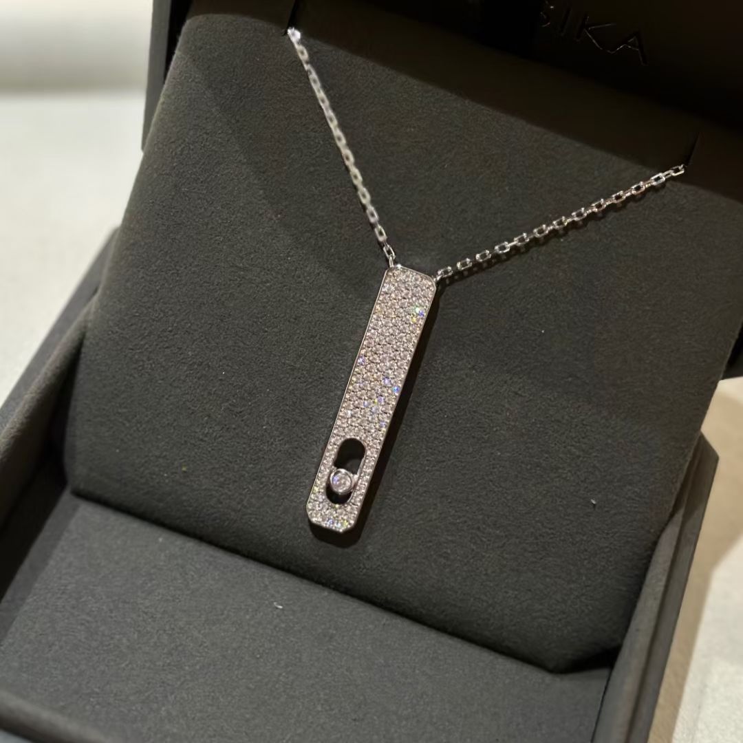 [⭐Haelin Jewelry]MY FIRST DIAMOND PAVED NECKLACE