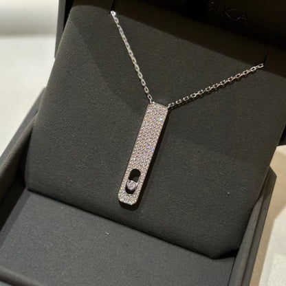 [⭐Haelin Jewelry]MY FIRST DIAMOND PAVED NECKLACE