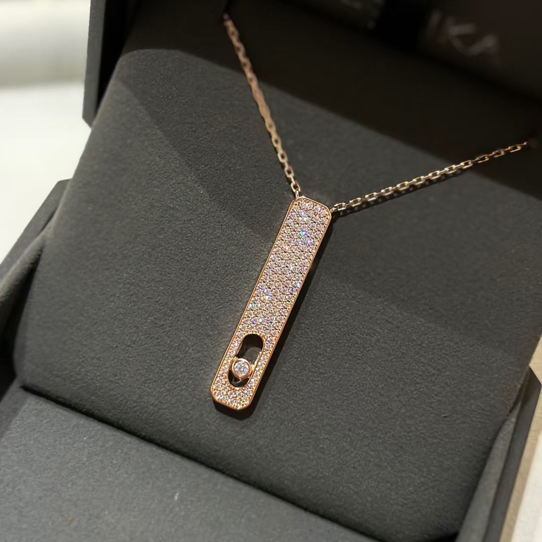 [⭐Haelin Jewelry]MY FIRST DIAMOND PAVED NECKLACE