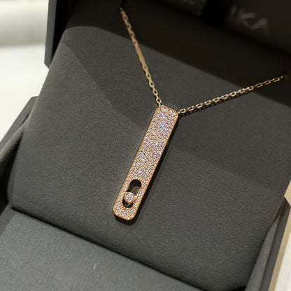 [⭐Haelin Jewelry]MY FIRST DIAMOND PAVED NECKLACE