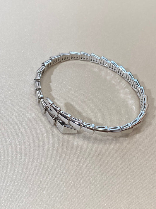[⭐Haelin Jewelry]SERPENTI VIPER SILVER BRACELET