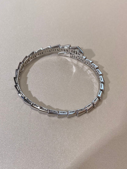 [⭐Haelin Jewelry]SERPENTI VIPER SILVER BRACELET