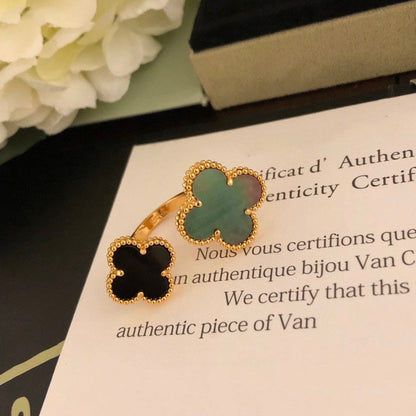 [⭐Haelin Jewelry]CLOVER BETWEEN THE FINGER RING