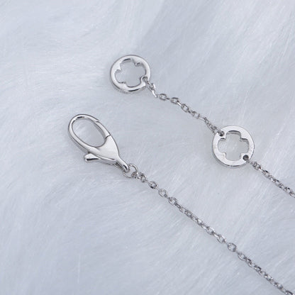 [⭐Haelin Jewelry]FIOREVER NECKLACE DIAMOND CENTER