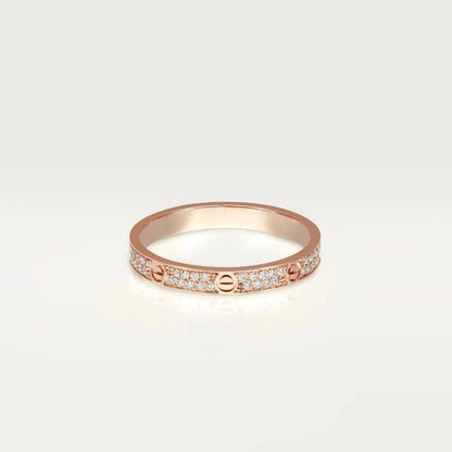 [⭐Haelin Jewelry]LOVE RING 2.65MM DIAMOND