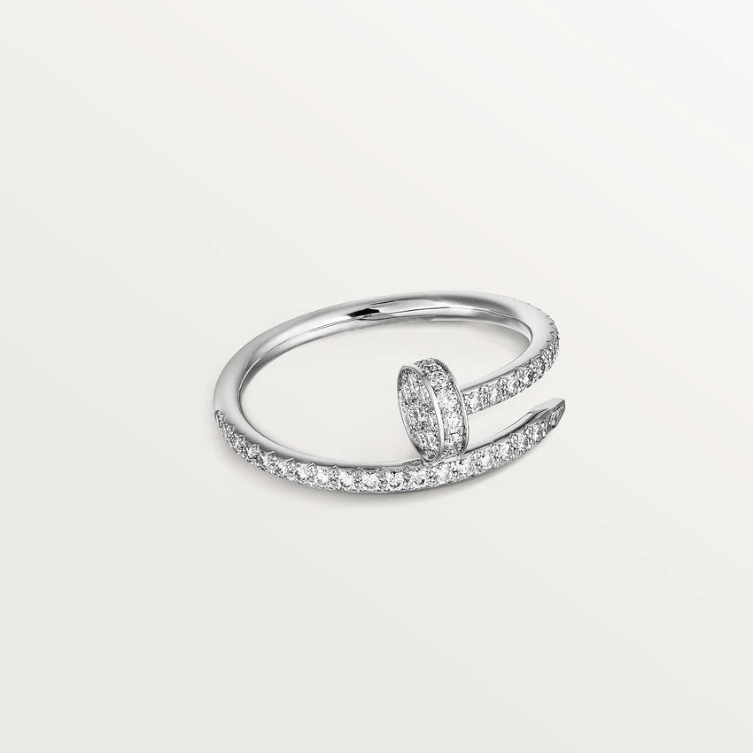 [⭐Haelin Jewelry]JUSTE RING 1.8MM SILVER DIAMONDS
