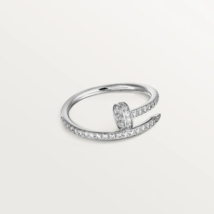 [⭐Haelin Jewelry]JUSTE RING 1.8MM SILVER DIAMONDS